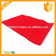 Plaque de cuisson en silicone à la pyramide et au lave-vaisselle durable